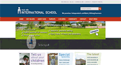 Desktop Screenshot of huahinschool.com